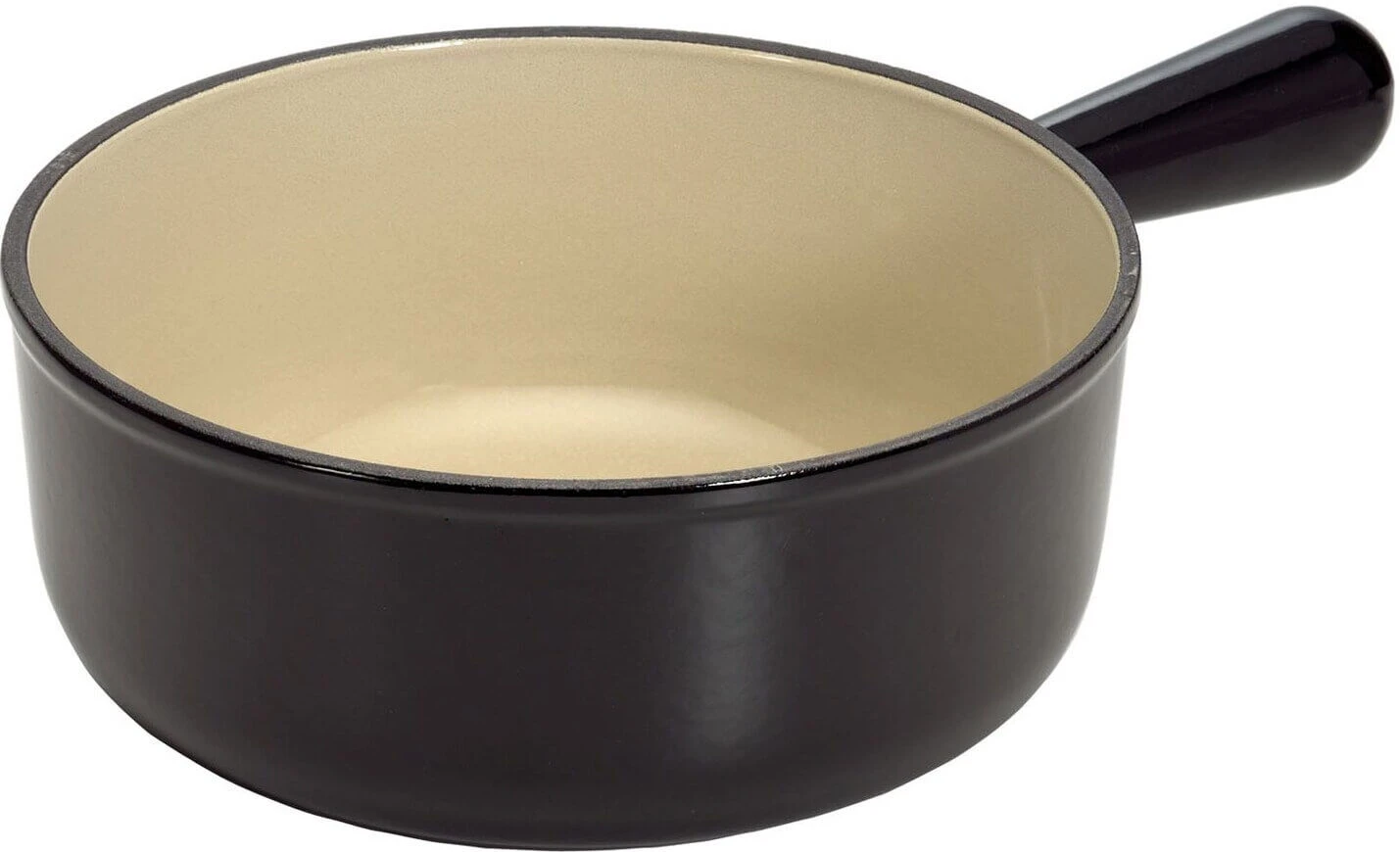 Le Creuset Fonduepan ø 24 Cm Gietijzer Matzwart 1 Le Creuset Fonduepan ø 24 Cm Gietijzer Matzwart