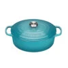 Le Creuset Signature Braadpan Ovaal 6,3 Liter ø 31 Cm Gietijzer Caribbean Blue