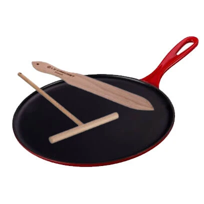 Le Creuset Crêpepan ø 27 Cm Geëmailleerd Gietijzer Kersrood 1 Le Creuset Crêpepan ø 27 Cm Geëmailleerd Gietijzer Kersrood