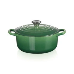 Le Creuset Signature Braadpan 4,2 Liter ø 24 Cm Gietijzer Bamboo -Keuken Verkoop 21177244082430 le creuset bamboo signature cast iron 24cm round casserole green additional 4 600x 1