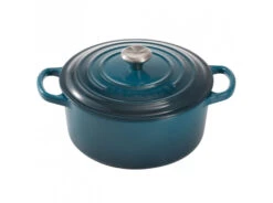 Le Creuset Signature Braadpan 4,2 Liter ø 24 Cm Gietijzer Deep Teal