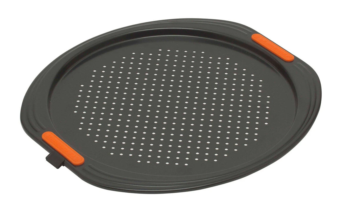 Le Creuset Pâtiliss Pizzaplaat ø 33 Staal Zwart 1 Le Creuset Pâtiliss Pizzaplaat ø 33 Staal Zwart