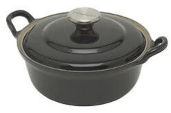 Le Creuset Faitout Braadpan Met Plaatstalen Deksel 1,3 Liter ø 20 Cm Gietijzer Zwart