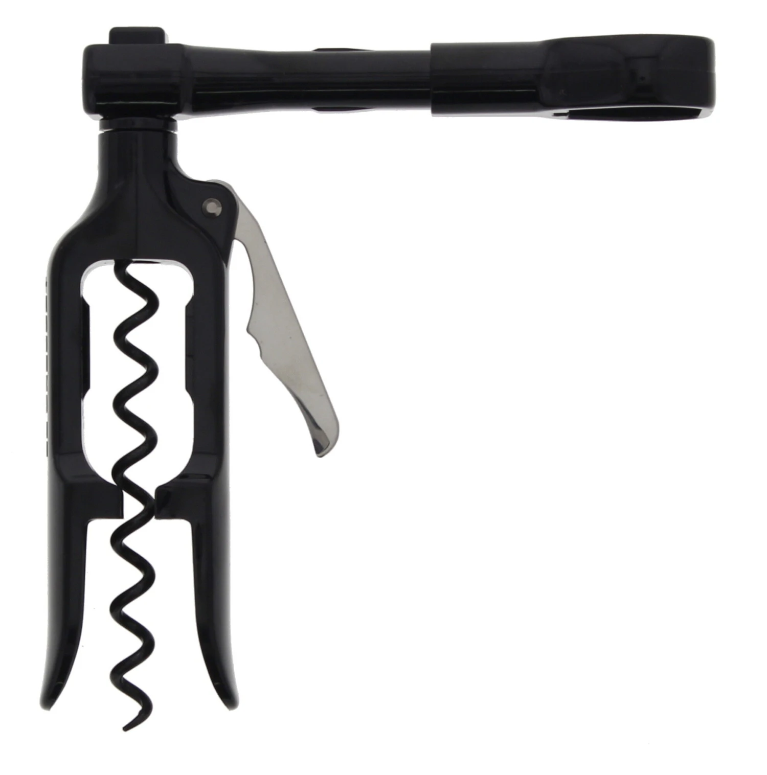 Le Creuset Screwpull PM-100 Kurkentrekker Kunststof Zwart 2 Le Creuset Screwpull PM-100 Kurkentrekker Kunststof Zwart - Image 2