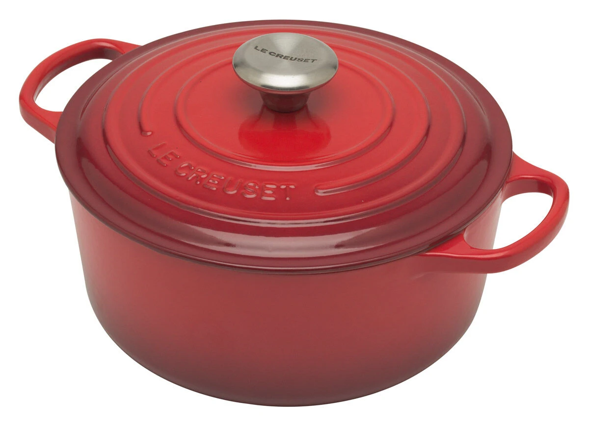 Le Creuset Signature Braadpan 4,2 Liter ø 24 Cm Gietijzer Kersrood 1 Le Creuset Signature Braadpan 4,2 Liter ø 24 Cm Gietijzer Kersrood