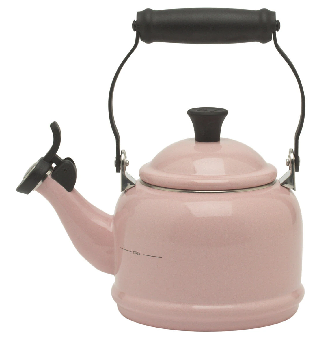 Le Creuset Demi Fluitketel 1,1 Liter Staal Chiffon Pink 1 Le Creuset Demi Fluitketel 1,1 Liter Staal Chiffon Pink