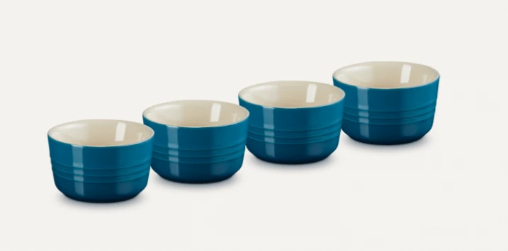 Le Creuset Schaaltje 100 Ml ø 7,8 Cm Aardewerk Deep Teal 4 Stuks 1 Le Creuset Schaaltje 100 Ml ø 7,8 Cm Aardewerk Deep Teal 4 Stuks