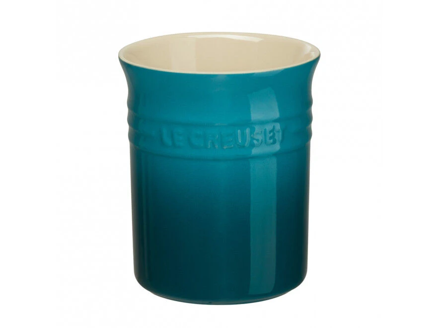 Le Creuset Pollepelpot 15 Cm Aardewerk Deep Teal 1 Le Creuset Pollepelpot 15 Cm Aardewerk Deep Teal