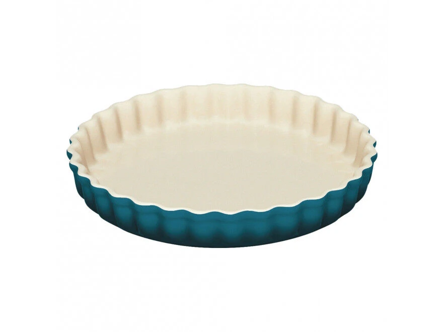 Le Creuset Taartvorm ø 28 Cm Aardewerk Deep Teal 1 Le Creuset Taartvorm ø 28 Cm Aardewerk Deep Teal