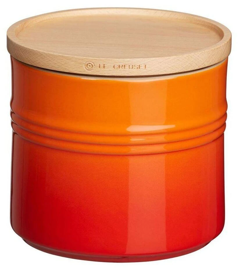Le Creuset Voorraadpot Met Houten Deksel ø 14 X 12 Cm Aardewerk Vulcanique 1 Le Creuset Voorraadpot Met Houten Deksel ø 14 X 12 Cm Aardewerk Vulcanique