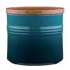 Le Creuset Voorraadpot Met Houten Deksel 14 X 12 Cm Aardewerk Deep Teal