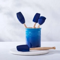 Le Creuset Pollepelpot Met 4 Premium Spatels Azure 5-delig -Keuken Verkoop 91057001220000 alt3