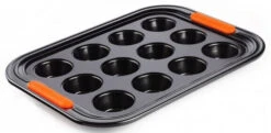 Le Creuset Pâtiliss Bakvorm Voor 12 Mini-muffins Staal Zwart