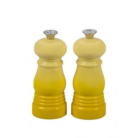 Le Creuset Peper- En Zoutmolen 11 Cm Kunststof Soleil 2-delig 1 Le Creuset Peper- En Zoutmolen 11 Cm Kunststof Soleil 2-delig