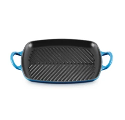 Le Creuset Rechthoekige Grill 30 Cm Gietijzer Azure