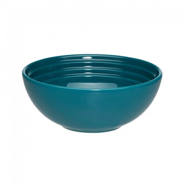 Le Creuset Kom ø 16 Cm Aardewerk Deep Teal 1 Le Creuset Kom ø 16 Cm Aardewerk Deep Teal