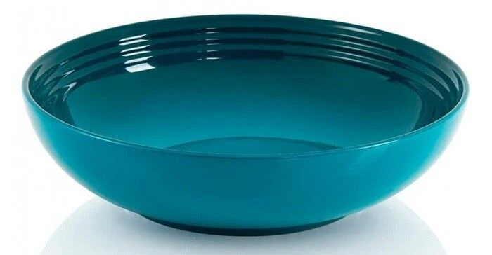 Le Creuset Serveerschaal ø 32 Cm Aardewerk Deep Teal 1 Le Creuset Serveerschaal ø 32 Cm Aardewerk Deep Teal