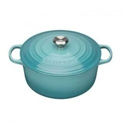 Le Creuset Signature Braadpan 4,2 Liter ø 24 Cm Gietijzer Caribbean Blue