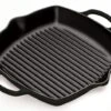 Le Creuset Vierkante Grill 30 Cm Gietijzer Mat Zwart