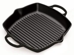 Le Creuset Vierkante Grill 30 Cm Gietijzer Mat Zwart