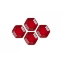Le Creuset Hexagon Serveerschaaltje 9,5 Cm Aardewerk Kersrood 4 Stuks -Keuken Verkoop hexagon serveerschaaltjes 4 stuks kersenrood 1 1631171883 600x600