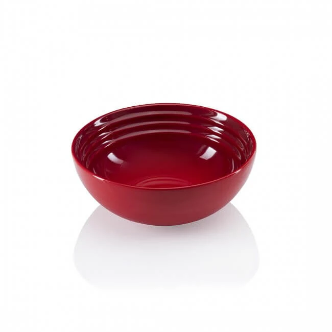 Le Creuset Kom ø 16 Cm Aardewerk Kersrood 1 Le Creuset Kom ø 16 Cm Aardewerk Kersrood