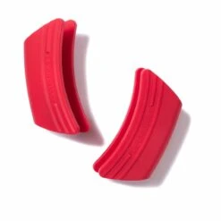 Le Creuset Handvatten 12 X 6,5 Cm Silicone Kersrood 2 Stuks