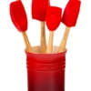 Le Creuset Pollepelpot Met 4 Premium Spatels Kersrood 5-delig