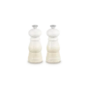 Le Creuset Peper- En Zoutmolen 11 Cm Kunststof Meringue 2-delig