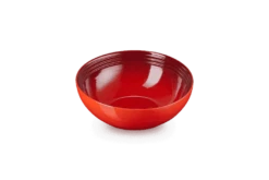 Le Creuset Saladeschaal 2,2 Liter ø 24 Cm Aardewerk Kersrood -Keuken Verkoop lc 20201104 zs ps fs 70120240600001 002