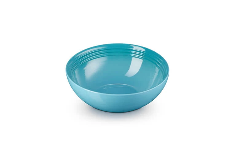 Le Creuset Saladeschaal 2,2 Liter ø 24 Cm Aardewerk Caribbean Blue 2 Le Creuset Saladeschaal 2,2 Liter ø 24 Cm Aardewerk Caribbean Blue - Image 2