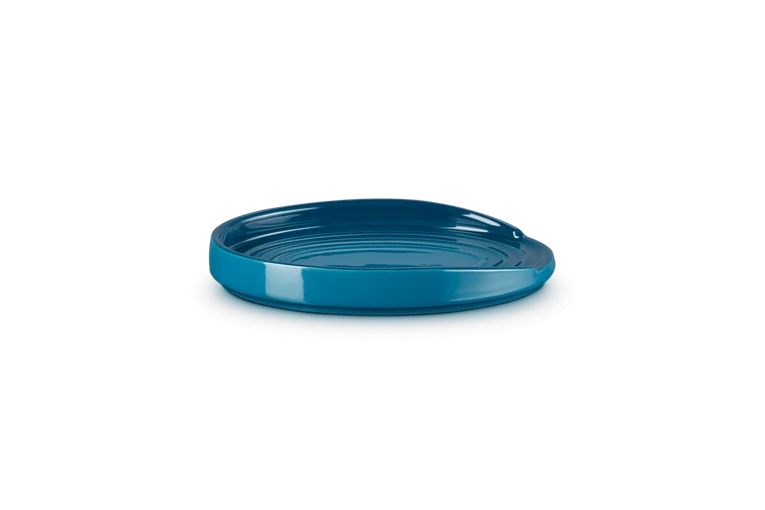 Le Creuset Ovale Lepelhouder 15 Cm Aardewerk Deep Teal 2 Le Creuset Ovale Lepelhouder 15 Cm Aardewerk Deep Teal - Image 2