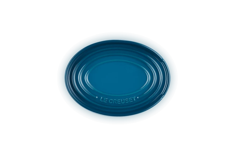 Le Creuset Ovale Lepelhouder 15 Cm Aardewerk Deep Teal 4 Le Creuset Ovale Lepelhouder 15 Cm Aardewerk Deep Teal - Image 4