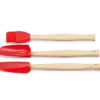 Le Creuset Spatelset Silicone Kersrood 3-delig