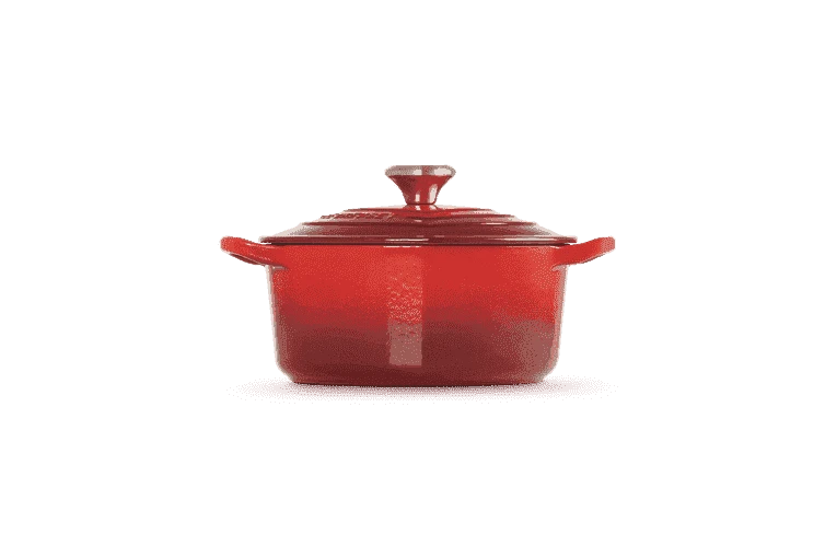 Le Creuset Braadpan Hartvormig Met Rvs Knop 2 Liter Gietijzer Kersrood 3 Le Creuset Braadpan Hartvormig Met Rvs Knop 2 Liter Gietijzer Kersrood - Image 3