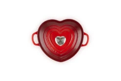 Le Creuset Braadpan Hartvormig Met Rvs Knop 2 Liter Gietijzer Kersrood