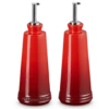 Le Creuset Olie- En Azijnset 300 Ml Aardewerk Kersrood 2-delig