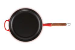 Le Creuset Koekenpan Rond Met Open Greep ø 28 Cm Gietijzer Kersrood