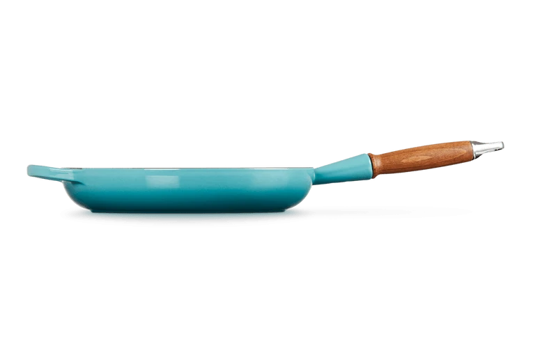 Le Creuset Koekenpan Rond Met Open Greep ø 28 Cm Gietijzer Caribbean Blue 2 Le Creuset Koekenpan Rond Met Open Greep ø 28 Cm Gietijzer Caribbean Blue - Image 2