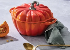 Le Creuset Pompoen Braadpan ø 24 Cm Gietijzer Vulcanique -Keuken Verkoop le creuset braadpan pompoen 24 cm 37 ltr 3