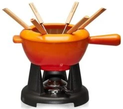 Le Creuset Fondueset 2 Liter Gietijzer Vulcanique