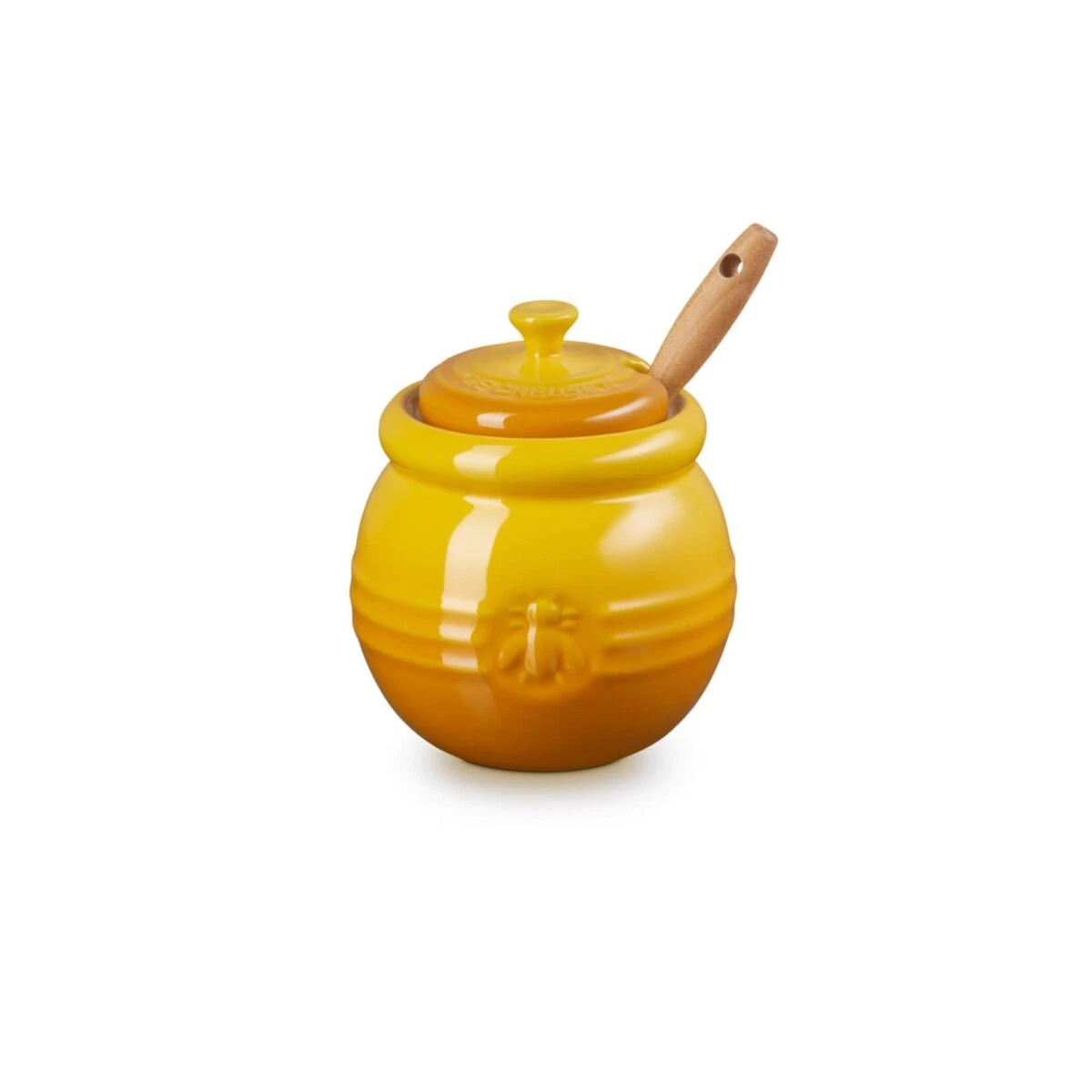 Le Creuset Honingpot Met Spatel Aardewerk Nectar 2 Le Creuset Honingpot Met Spatel Aardewerk Nectar - Image 2