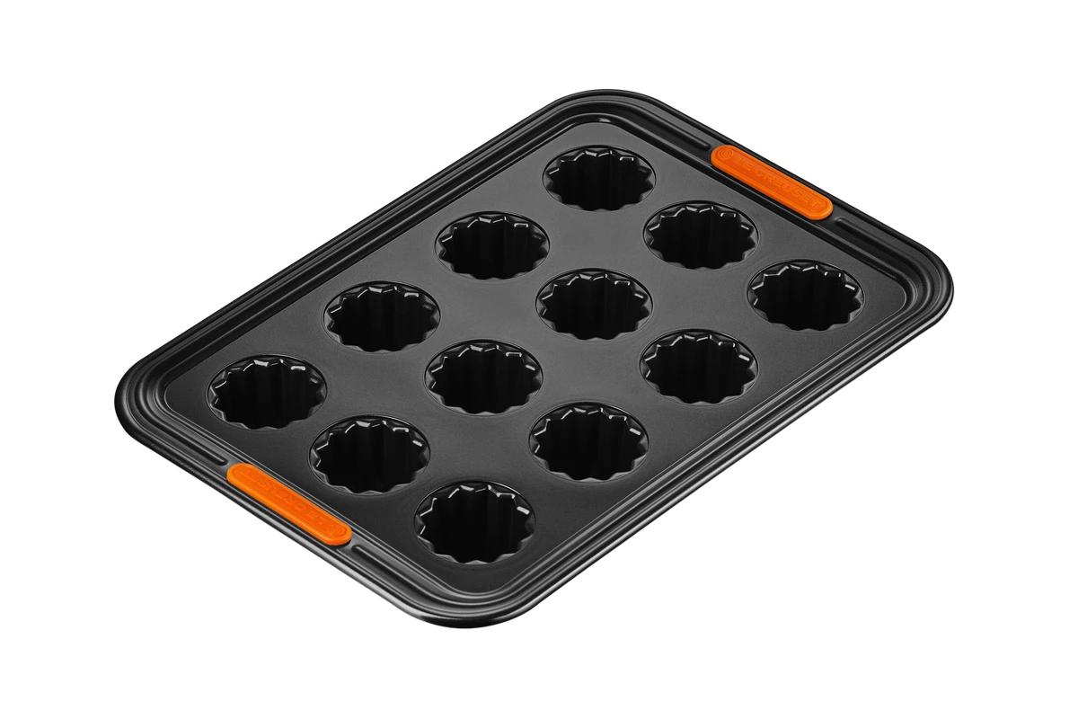 Le Creuset Pâtiliss Bakvorm Voor 12 Cannelés Staal Zwart