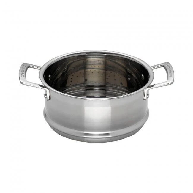 Le Creuset Magnetik Stoominzet 20 Cm Rvs Glans 1 Le Creuset Magnetik Stoominzet 20 Cm Rvs Glans