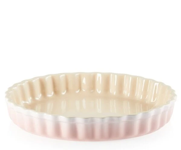 Le Creuset Taartvorm ø 28 Cm Aardewerk Shell Pink 2 Le Creuset Taartvorm ø 28 Cm Aardewerk Shell Pink - Image 2