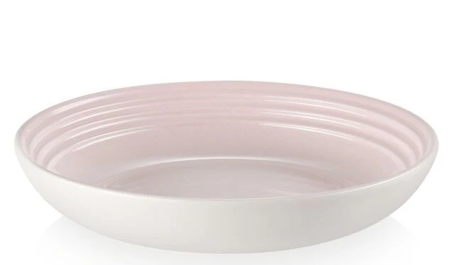 Le Creuset Diep Bord ø 22 Cm Aardewerk Shell Pink 2 Le Creuset Diep Bord ø 22 Cm Aardewerk Shell Pink - Image 2