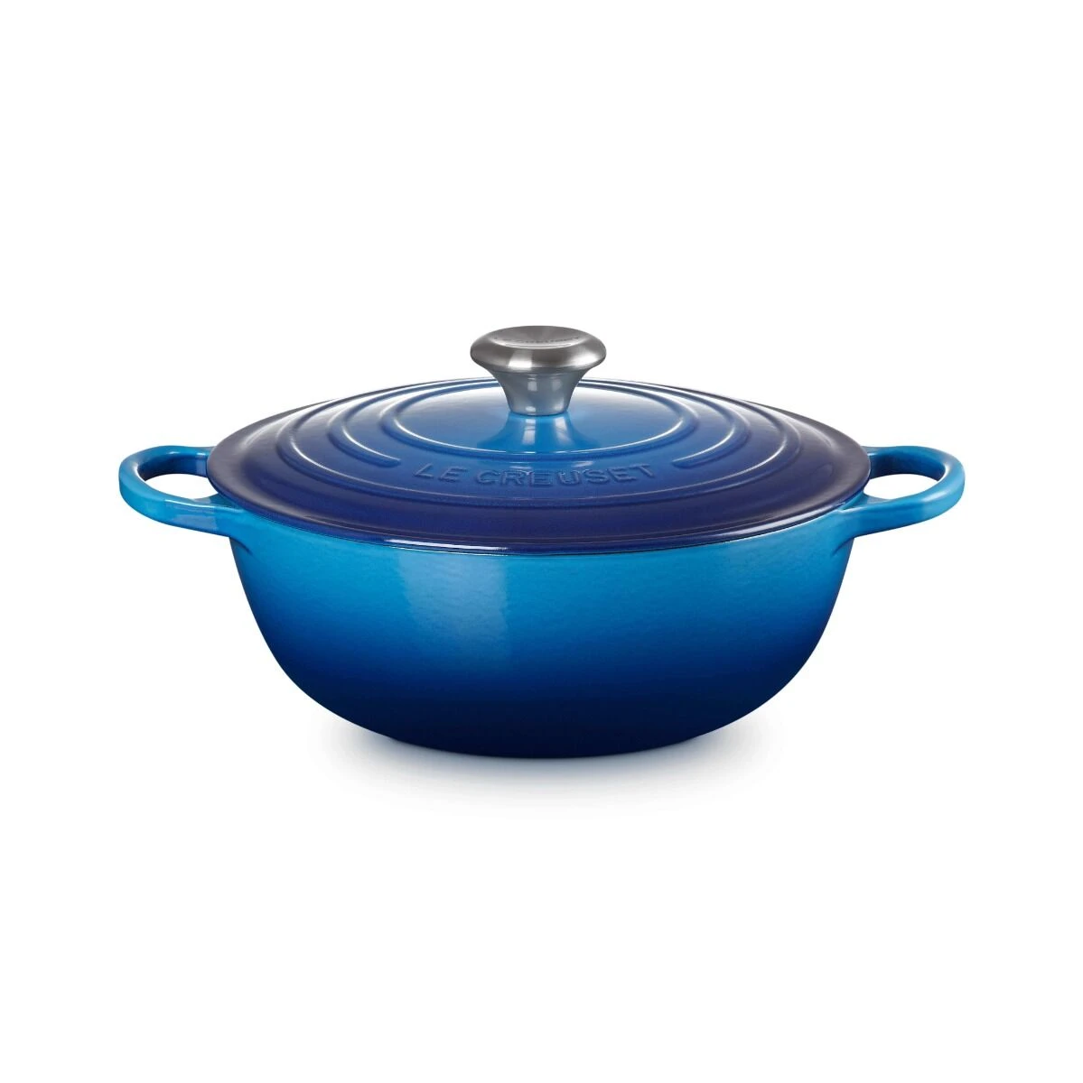 Le Creuset Wok-braadpan 4,1 Liter ø 26 Cm Gietijzer Azure 2 Le Creuset Wok-braadpan 4,1 Liter ø 26 Cm Gietijzer Azure - Image 2